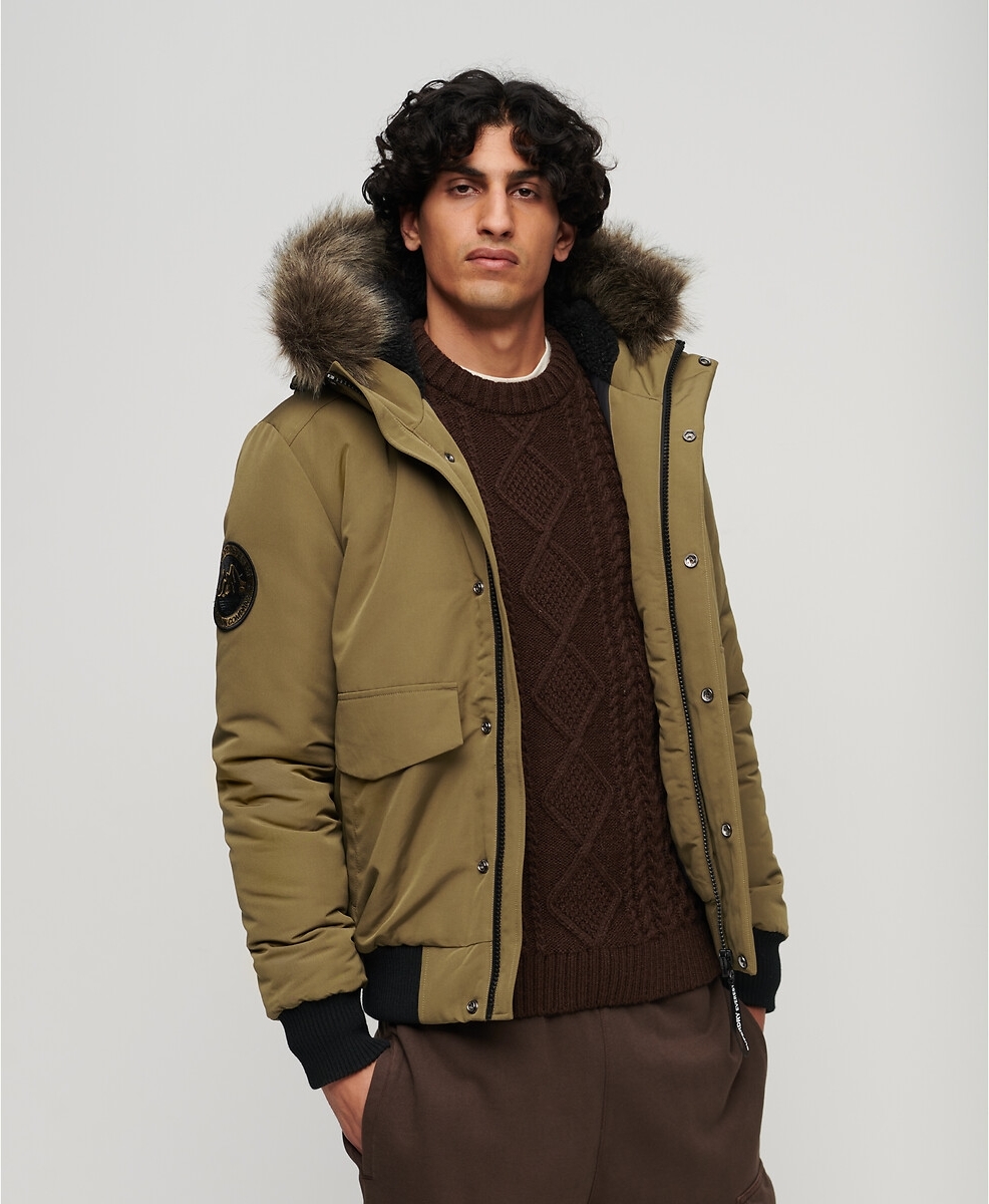 Superdry Bomber met kap Everest