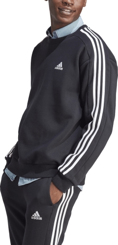 adidas Sportswear Boxy sweater in molton, 3 stripes Essentials