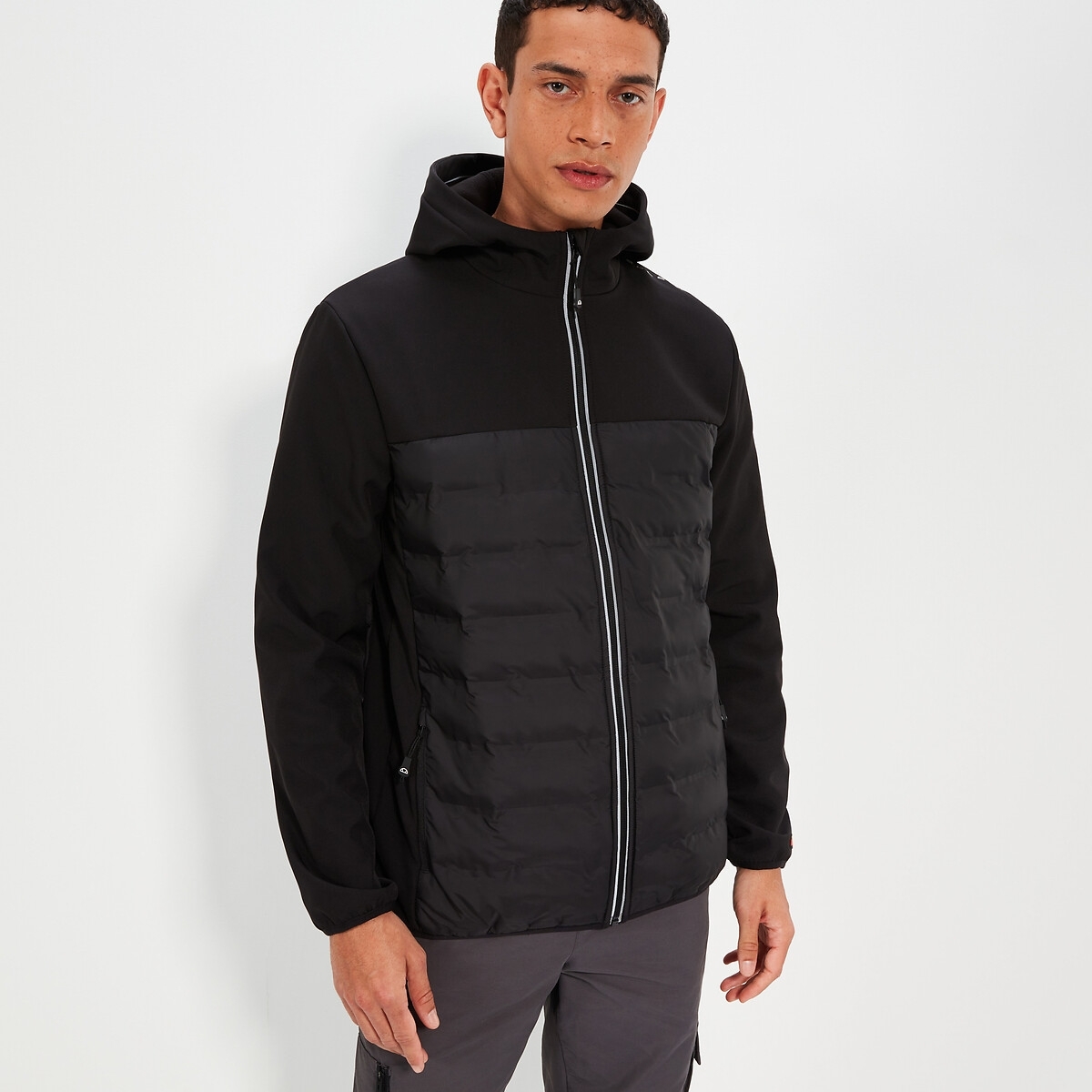 Ellesse Donsjas met rits en kap