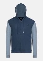 Kaporal Sweater met rits en kap, bicolor