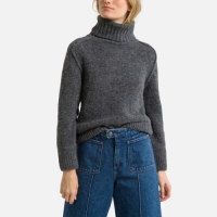 Soeur Trui met rolkraag, in grof tricot Windy