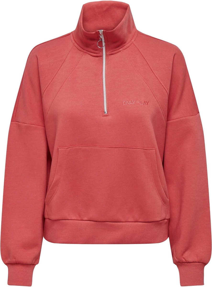 ONLY PLAY Sweater in molton met trucker kraag Elena