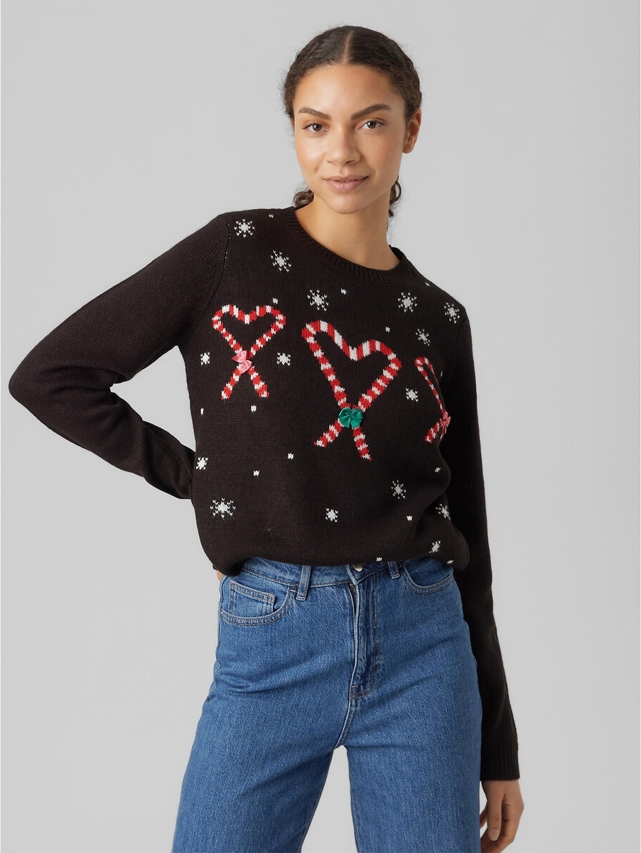 VERO MODA Kersttrui met motief
