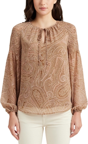 Lauren Ralph Lauren Blouse met lange mouwen en bloemmotief GRAYELLE