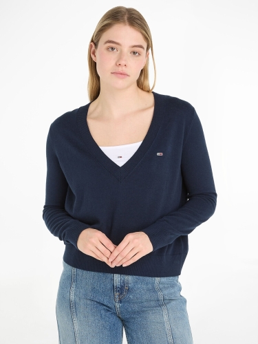 Tommy Jeans Fijne trui met V-hals