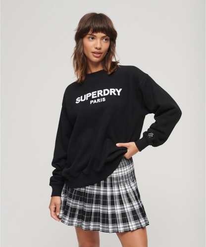 Superdry Sweater met ronde hals Sport Luxe