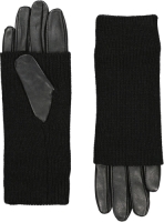 La Redoute Collections Handschoenen in leer, twee materialen