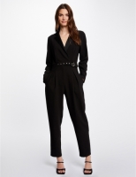 Morgan Rechte jumpsuit met riem