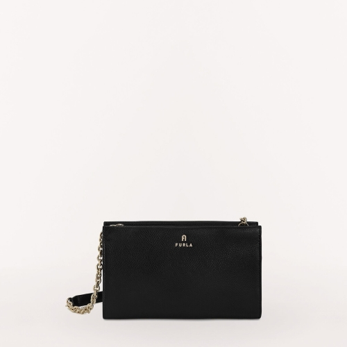 Furla Schoudertas in leer Camelia Mini