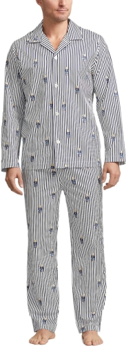 Polo ralph lauren Lange gestreepte pyjama