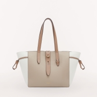 Furla Tweekleurige tas in leer M Net