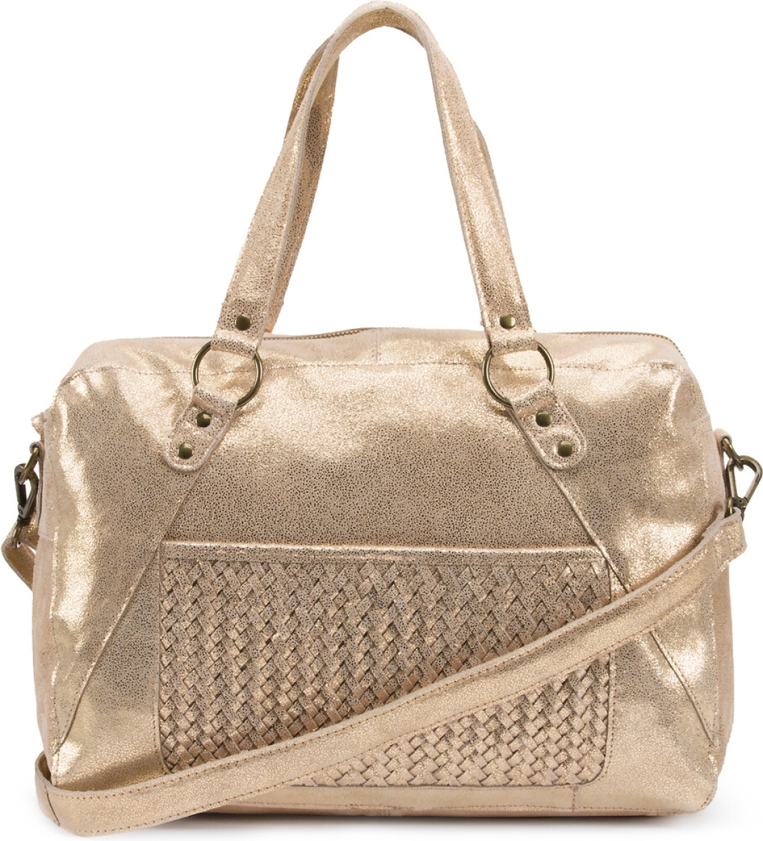 PIECES Handtas in leer Hallie