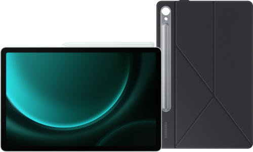 Samsung Galaxy Tab S9 FE 128GB Wifi Groen + Book Case Zwart