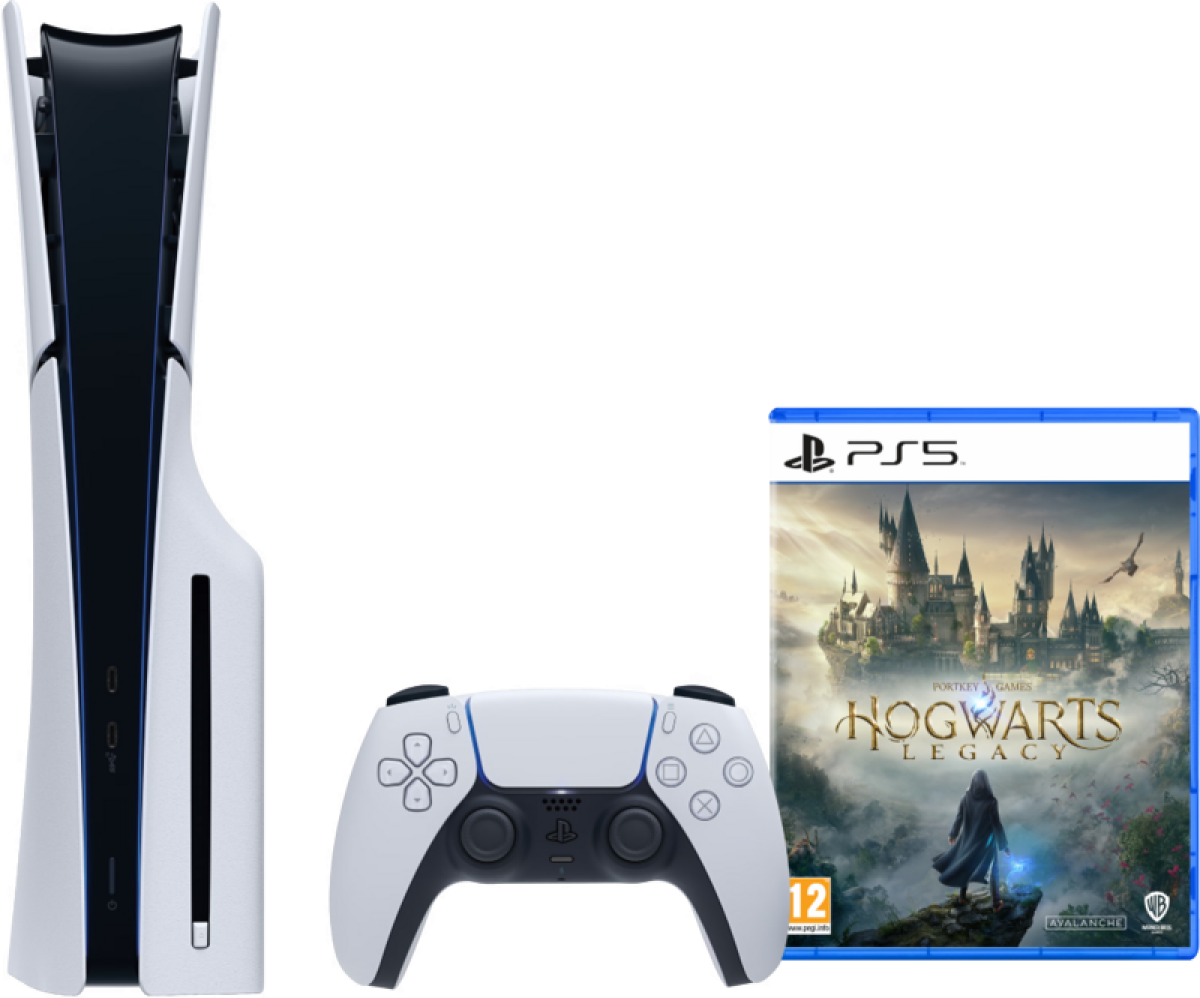 Sony PlayStation 5 Slim Disc Edition + Hogwarts Legacy