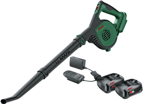 Bosch Universal LeafBlower 18V-130 + Starterset 2 x 18V accu (2,5 Ah)