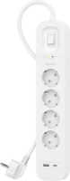 Belkin Surge Protection 4 Outlet 2 Meter Usb C Wit