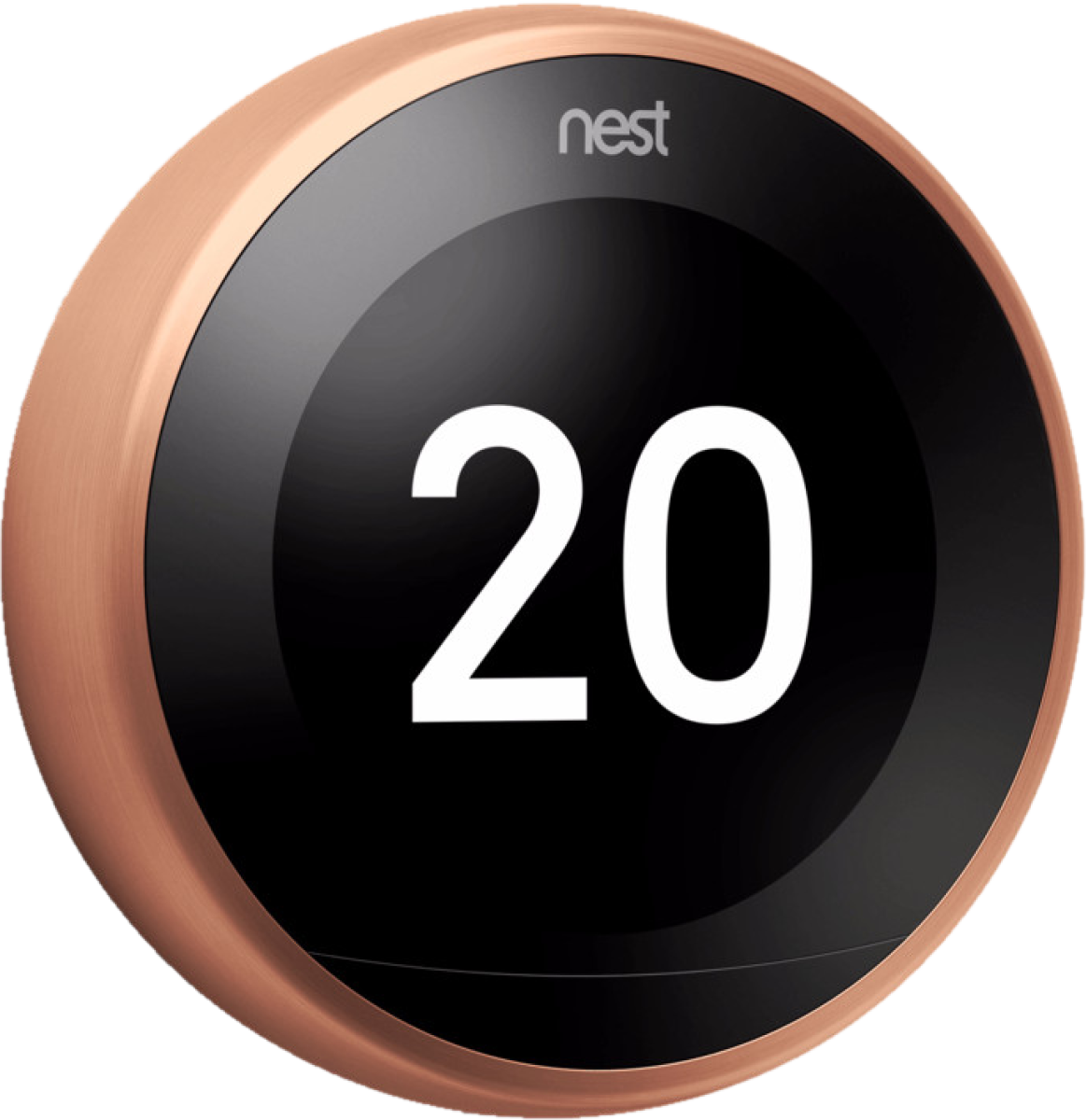 Google Nest Thermostaat Koper