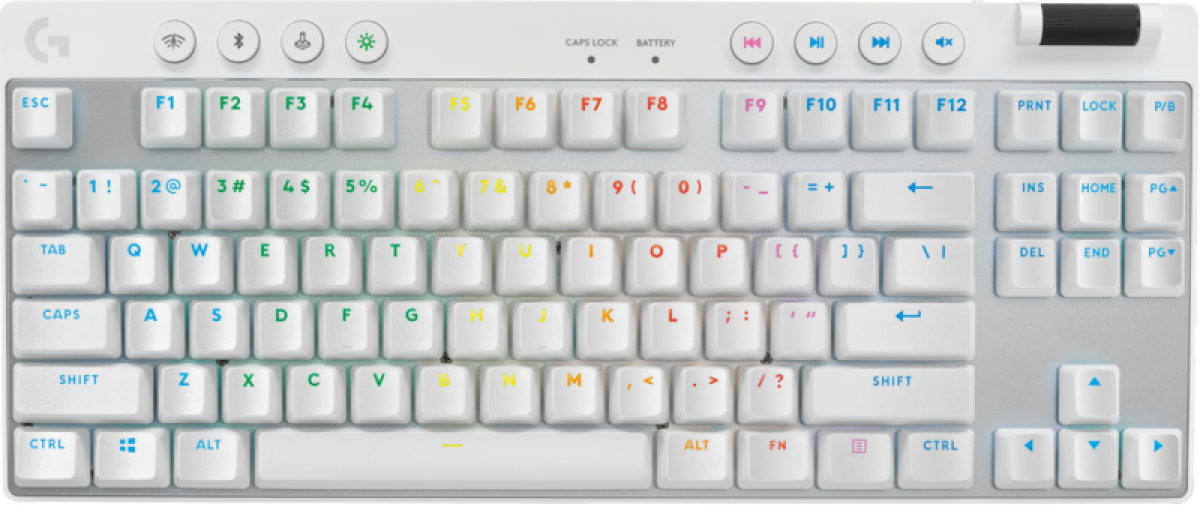 Logitech G PRO X TKL Lightspeed Gaming Toetsenbord Qwerty Wit