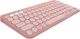 Logitech Pebble Keyboard 2 - K380s Rose Qwerty