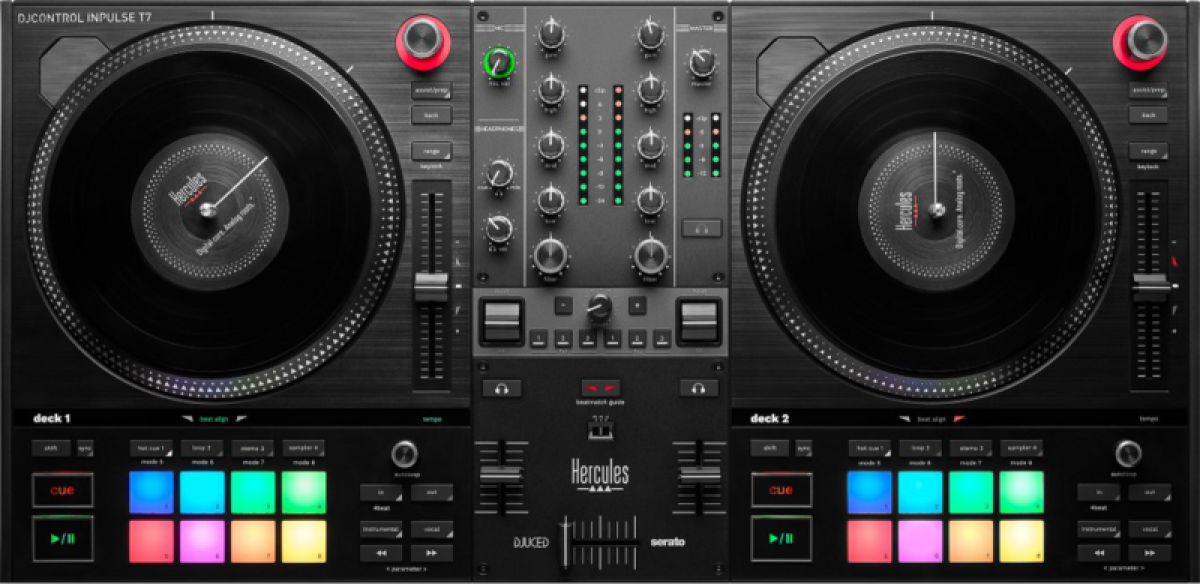 Hercules DJControl Inpulse T7 Zwart