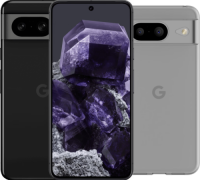 Google Pixel 8 128GB Zwart 5G + BlueBuilt Back Cover Transparant