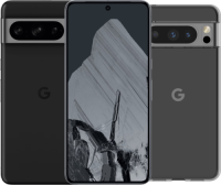 Google Pixel 8 Pro 256GB Zwart 5G + BlueBuilt Back Cover Transparant