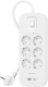 Belkin Surge Protection 6 Outlet 2 Meter Usb C Wit