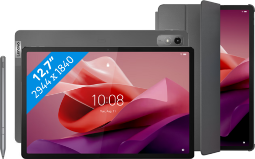 Lenovo Tab P12 128GB Wifi Grijs + Book Case Grijs