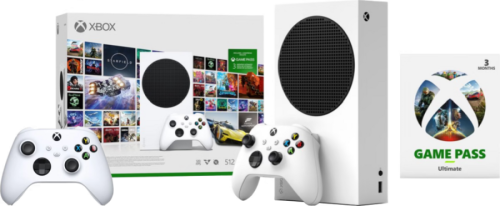 Microsoft Xbox Series S + 3 Maanden Game Pass Ultimate bundel + Tweede Controller Wit