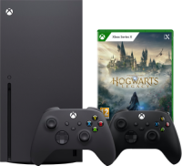 Microsoft Xbox Series X + Hogwarts Legacy + Tweede Controller Zwart