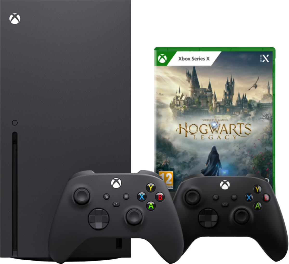 Microsoft Xbox Series X + Hogwarts Legacy + Tweede Controller Zwart