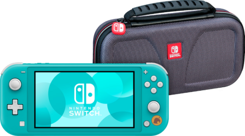 Nintendo Switch Lite Animal Crossing New Horizons Editie Turquoise + Beschermhoes