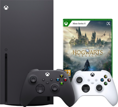 Xbox Series X + Hogwarts Legacy + Microsoft Xbox Controller Wit