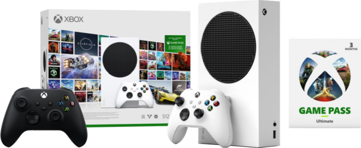Microsoft Xbox Series S + 3 Maanden Game Pass Ultimate bundel + Tweede Controller Zwart