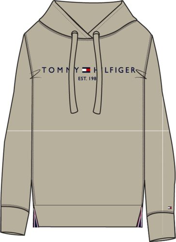 Tommy hilfiger Hoodie REGULAR HILFIGER HOODIE met groot Tommy hilfiger logo-opschrift