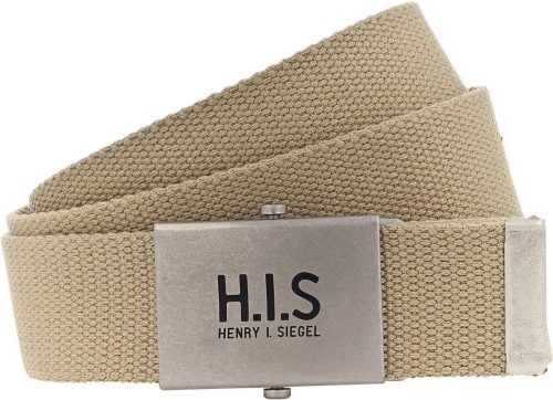 H.I.S Textielen riem Geweven riem met H.I.S-logo op de koppelgesp