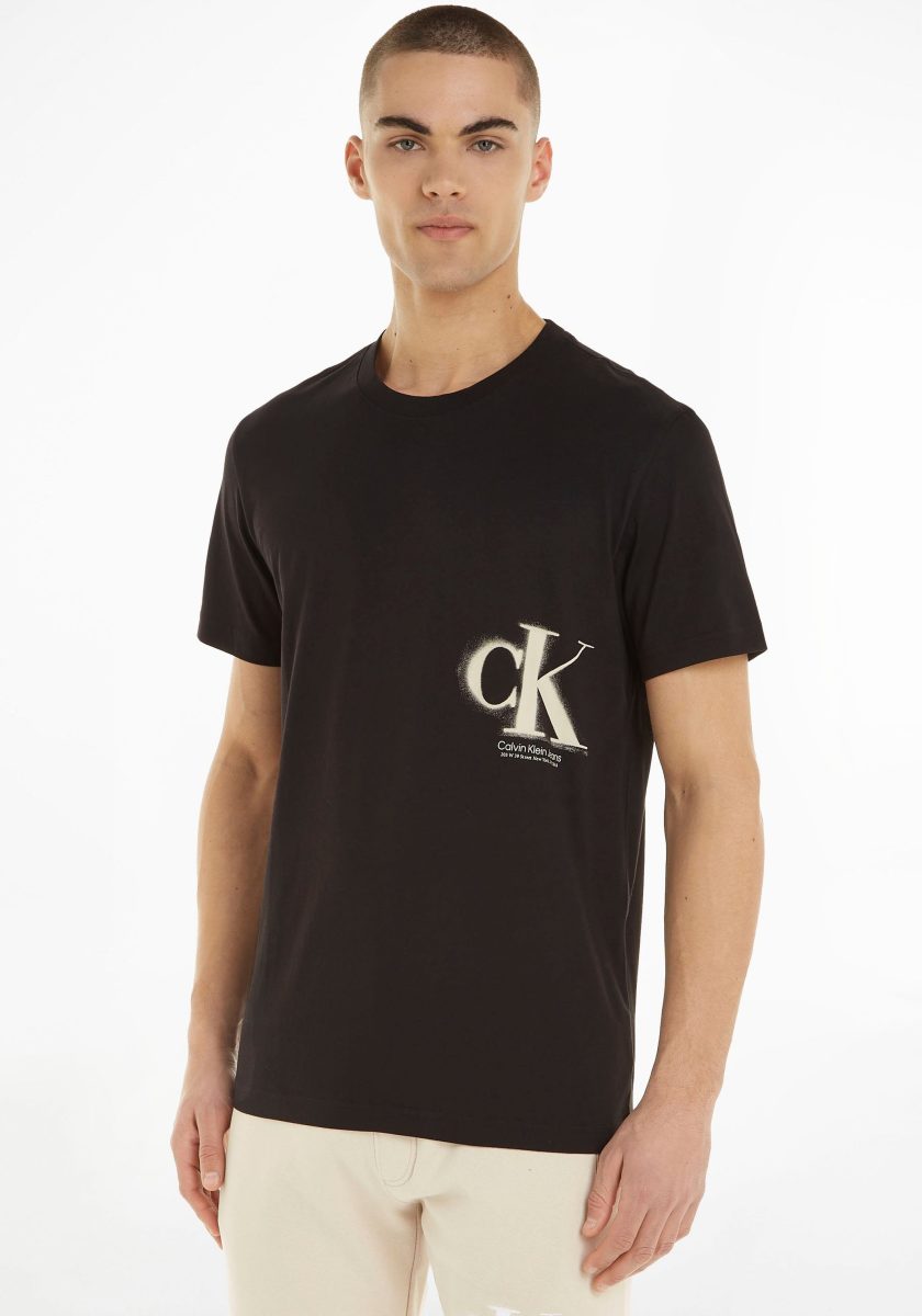 Calvin klein Shirt met korte mouwen met Calvin klein jeans logoprint