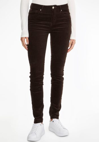 Tommy hilfiger Skinny fit jeans COMO SKINNY RW A BABE met Tommy hilfiger opgestikte garnering bij het kleingeldzakje