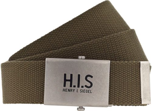 H.I.S Textielen riem Geweven riem met H.I.S-logo op de koppelgesp