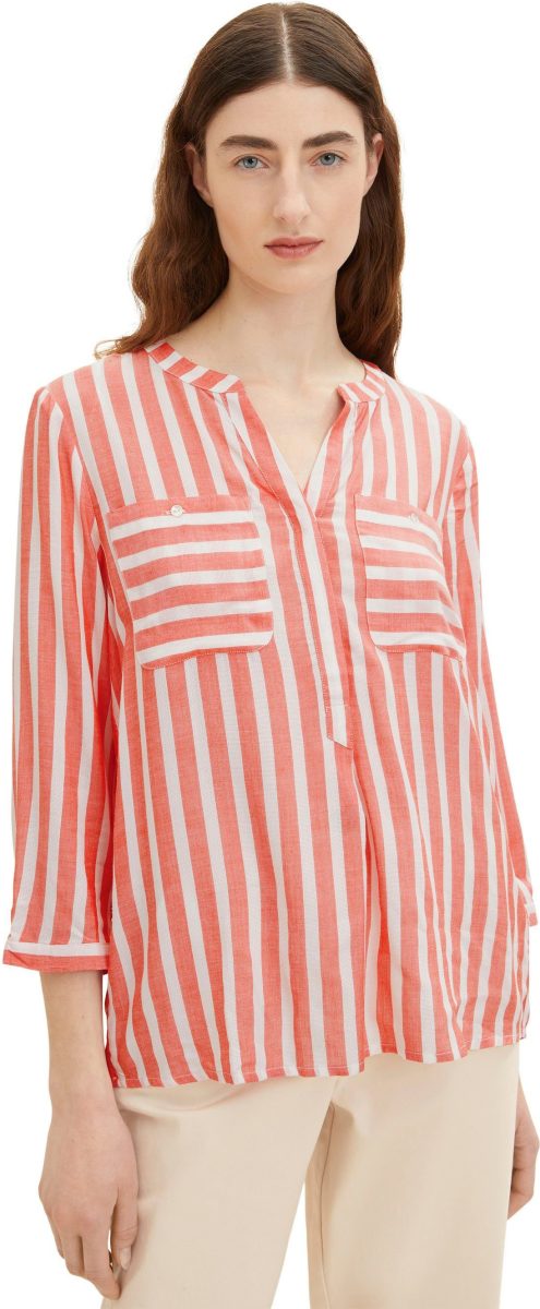 Tom tailor Blouse zonder sluiting met verborgen knoopsluiting