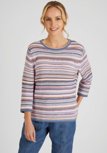 Rabe Trui met ronde hals Rabe MODEN Pullover