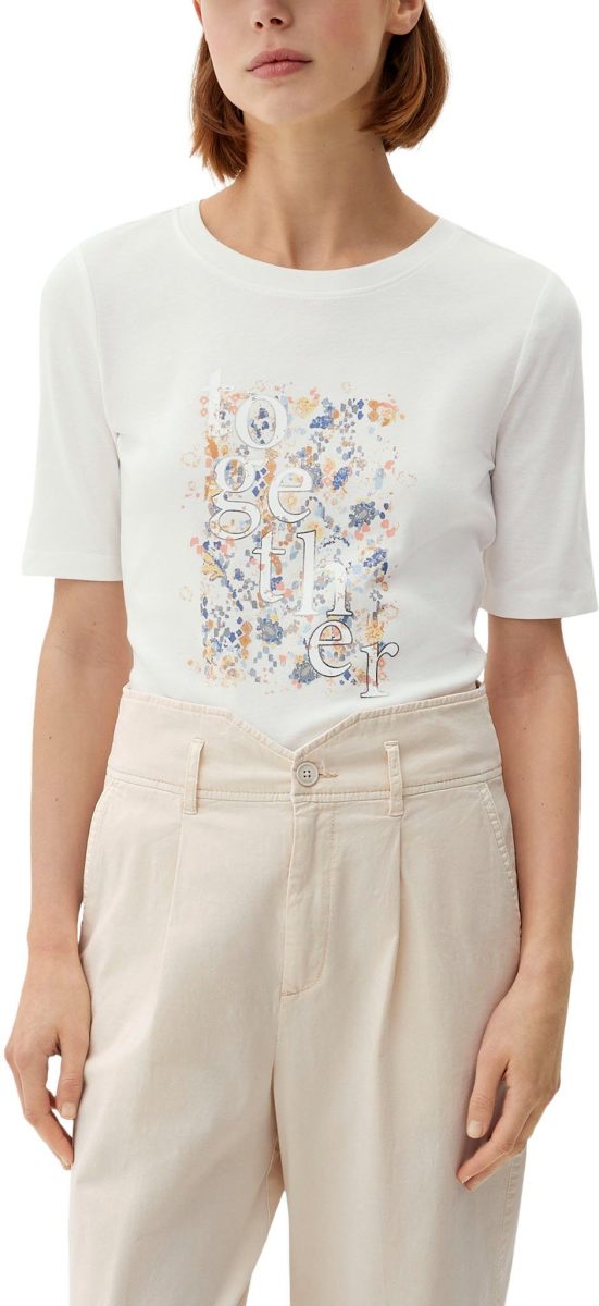 s.Oliver T-shirt met een ronde hals