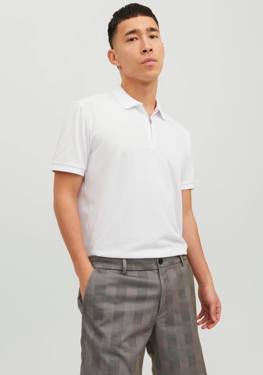 Jack & Jones Poloshirt JPRBLASCOTT ZIP SS POLO SN