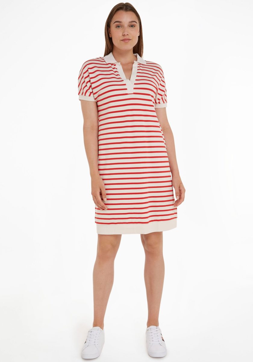 Tommy hilfiger Polojurk RELAXED LYOCELL POLO KNEE DRS SS