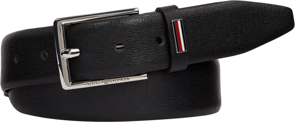 Tommy hilfiger Leren riem met merklabel