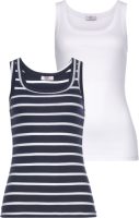 Flashlights Tanktop met strepen (Set van 2)