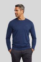 Bugatti Lang sweatshirt met ronde hals