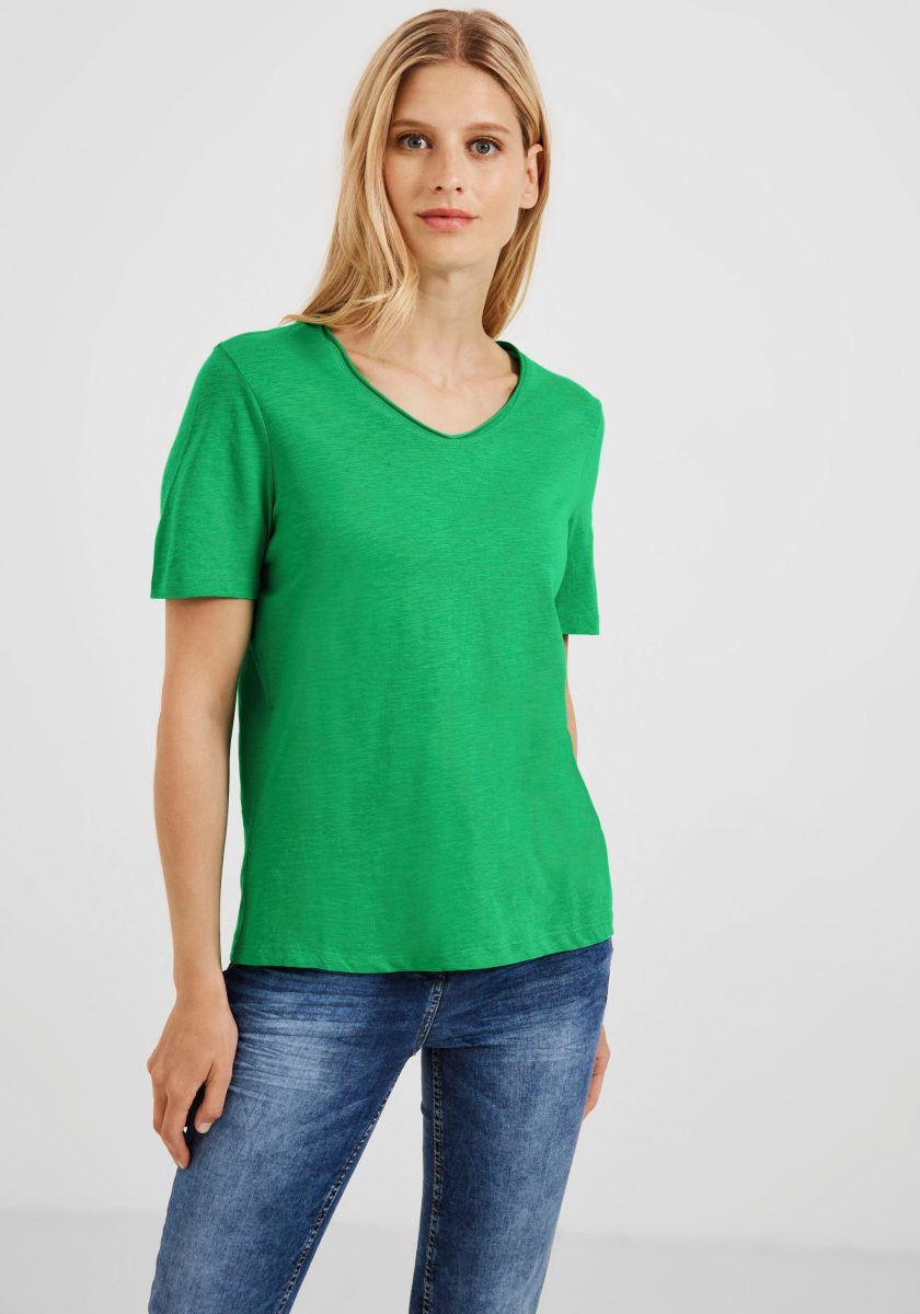 CECIL T-shirt in basic stijl