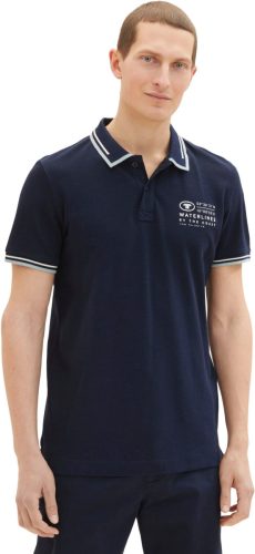Tom tailor Poloshirt met een logo-opschrift
