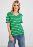 CECIL T-shirt in flammé-look